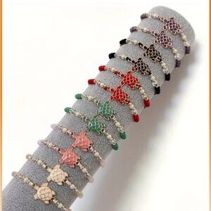 Cute Turtle Bracelet Rope Tie Adjustable